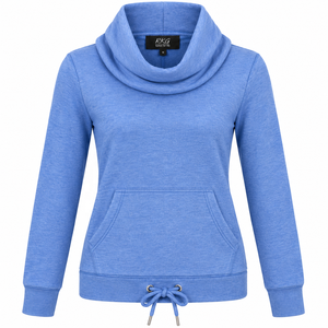 Oversized Mock <b>Neck</b> Full Sleeve <b>Sweatshirt</b> - Product Image 1