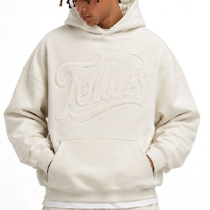 Sudadera con Capucha Personalizada con Logotipo, 100% Algodón, para Hombre, Estilo Casual, Diseño Moderno, Sudadera Lisa para Hombre - Product Image 1