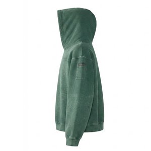 Nueva Sudadera con Capucha Extra Grande para Mujer, con Logotipo Personalizado, Color Sólido, Forro Polar, Manga Larga, Cierre de Cremallera, Bolsillo Frontal, para Otoño - Product Image 4