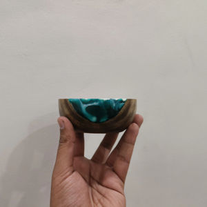 ชุดอาหารค่ำงานแต่งงานแบบเรซิ่นรักษ์โลก รูปทรงกลม ขัดเงา สำหรับเสิร์ฟอาหารที่บ้าน โรงแรม ร้านอาหาร ทำด้วยมือ - Product Image 1