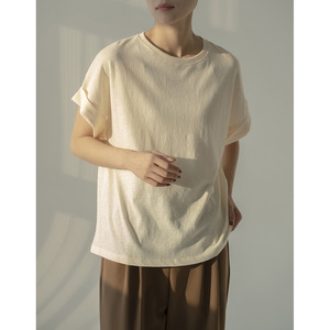 เสื้อยืดแขนสั้นผ้าป่านผสมฝ้าย ระบายอากาศได้ดี สำหรับฤดูร้อน - Product Image 6