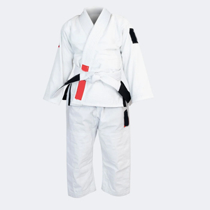 Nouvel uniforme de karaté pour enfants, respirant, léger, de couleur blanche, confortable, pour l'entraînement aux arts martiaux, avec ceintures, service OEM ODM - Product Image 1