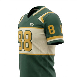Maillot de football américain personnalisé pour hommes, conçu pour les clubs et les écoles, avec tissu confortable et style prêt pour le match. - Product Image 4