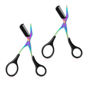 Tijeras para Cejas de Acero Inoxidable Sólido de Alta Precisión con Resorte, Venta al por Mayor - Product Image 5