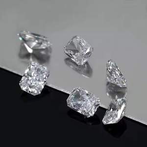 Bague de fiançailles ou de mariage en diamant solitaire SHRAMAN DIAMOND, certifiée GIA, naturelle, 0,80 ct/pièce, couleur F, taille émeraude, VS1, pour homme et femme - Product Image 5