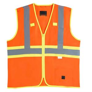 Wholesale <b>Work</b> Sleeveless Jacket <b>Cargo</b> Multi Pocket Mesh Utility Vest For Men - Product Image 3