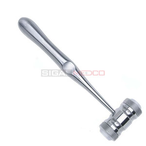 ค้อนผ่าตัดกระดูกสัตว์คุณภาพสูง ขนาด 7.5 นิ้ว ผลิตจากเหล็กกล้าไร้สนิมเยอรมัน สำหรับการผ่าตัดกระดูกและข้อ ใช้ยกกระดูกแข็ง  เครื่องมือแพทย์ - Product Image 3