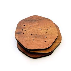 Sous-verres et sets de table en bois écologiques de haute qualité, réutilisables, pour bars, hôtels, restaurants, tables à manger, cadeaux promotionnels parfaits - Product Image 1