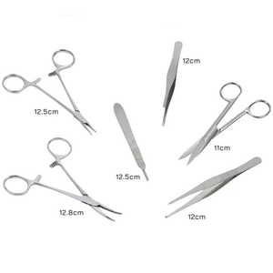 Grand tapis en silicone de 14 pouces pré-découpé pour kit d'entraînement aux sutures, destiné aux étudiants en médecine, médecine vétérinaire et soins infirmiers, ensemble orthopédique pour usage hospitalier - Product Image 6