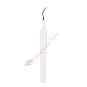 Fiber Tip Grafted Eyelash Extension Tweezers High Quality Degree Volume <b>Lash</b> Extension Tools Professional Eyelash Tweezer - Product Image 2