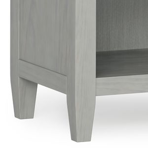 Mesa de Noche Carlton Color Gris Niebla, Elegante Mesita de Noche para Decoración del Hogar - Product Image 6