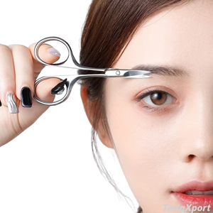 Ciseaux professionnels pour sourcils, ciseaux à cuticules, coupe-ongles courbé, coupe-peaux mortes, outil de beauté - Product Image 5