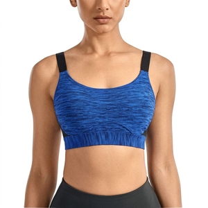 Women High Support Sports <b>Bra</b> <b>Wide</b> <b>Strap</b> Padded Running Fitness Gym Workout Custom Private Label Activewear - Product Image 4