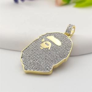 Joyería Hiphop de Alta Calidad, Personalizada, en Plata de Ley 925, con Micro Pavé de Circonia VVS y Moissanita, Colgante 3D - Product Image 5