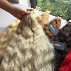 Extensiones de cabello vietnamitas al por mayor, textura ondulada y longitudes de 10 a 34 pulgadas, súper doble densidad. - Product Image 2
