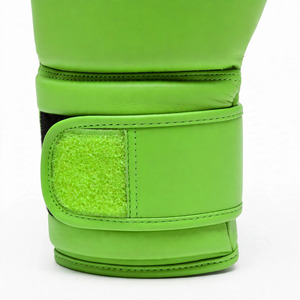 Wholesale Driftwear Impex High Quality Neon Green Boxing Gloves 10oz 12oz 14oz 16oz Custom Color Logo <b>Synthetic</b> <b>Leather</b> - Product Image 2