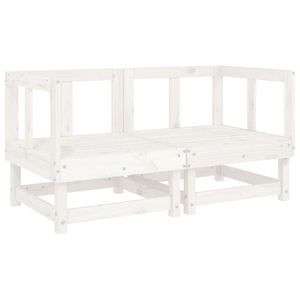 Divano Angolare da Esterno Bianco e Antracite - Product Image 3