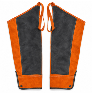 Mejor Proveedor de Mangas de Cuero para Soldadura, Largas, para Taller, con Cierre a Presión, Diseño Personalizado, Venta al por Mayor de Ropa de Trabajo - Product Image 1
