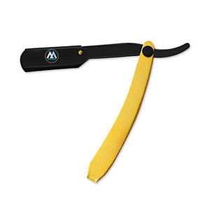 Maquinilla de afeitar profesional Premium para hombres Maquinilla de afeitar de peluquero de borde recto con mango de plástico para peluquería - Product Image 4