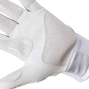 <b>Athletic</b> Design Baseball Batting Gloves With Breathable Fabric Reinforced Palm <b>Support</b> And Adjustable Wrist Strap For Training - Product Image 3