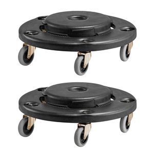 Base con Ruote per Bidone della Spazzatura, 4 Ruote Bloccabili, Capacità 500 lbs, per Contenitori da 20, 32, 44, 55 Galloni, Attrezzatura da Cucina Commerciale - Product Image 6
