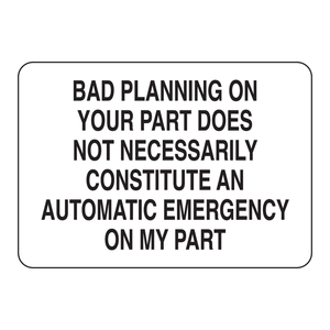 Brady Reflective Traffic Sign <b>Board</b> with Clear Warning <b>Message</b> for Indoor and Outdoor Work Areas - Product Image 3