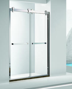 Premium Durable Tempered Glass Bathroom Furniture Shower Enclosure Space-Saving Double <b>Sliding</b> Door Design Easy Installation - Product Image 2