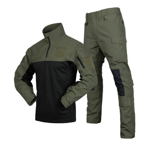 Chaqueta de Seguridad Duradera de Poliéster Elástico de Secado Rápido y Pantalones Cargo Multibolsillos, Conjunto de Uniforme de Camuflaje para Trabajo de Seguridad con MOQ Bajo - Product Image 2