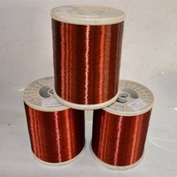 Cable de Cobre Esmaltado AWG Autoadhesivo y Duradero, Métrico/Imperial 0.25mm (0.0098 pulgadas), Clase H 180C, con Capa de Esmalte Termoadhesivo