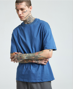 เสื้อยืดคอกลมแขนสั้นผู้ชายไซส์ใหญ่ ผ้าฝ้าย 100% ขายส่ง รับสกรีนลาย พิมพ์ลายตามสั่ง ผ้าเจอร์ซีย์เนื้อแน่น กระชับรูป - Product Image 5