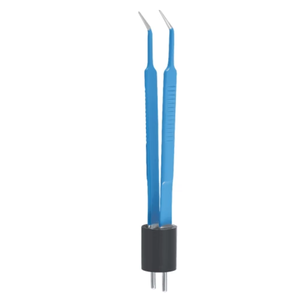 Premium American McPherson Bipolar Forceps - Autoclavable Angled Micro-Tips Bipolar Forceps with Standard US 2-Pin Connectors - Product Image 5
