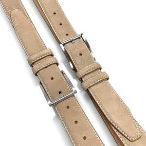 เข็มขัดหนังดีไซน์พรีเมียมสำหรับสไตล์ทางการในออฟฟิศ  แบบคลาสสิกพร้อมหัวเข็มขัดโลหะทนทาน - Product Image 6