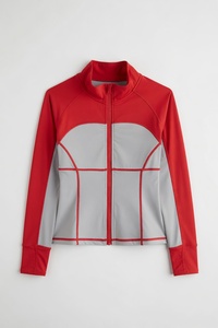Veste de yoga pour femmes en coton tricoté, respirante, coupe-vent, à manches longues, pour le sport, la remise en forme et les loisirs - Product Image 1