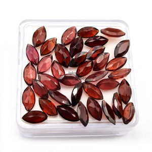 Lote de Gemas Sueltas de Granate Rojo Natural, Corte Marquesa, 4.5MM-9MM, Calibradas, Granate de Mozambique para Fabricación de Joyas, Venta al Por Mayor - Product Image 6
