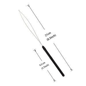 Aiguille à boucle professionnelle pour extensions de cheveux, accessoire d'application de précision pour la coiffure en salon - Product Image 2