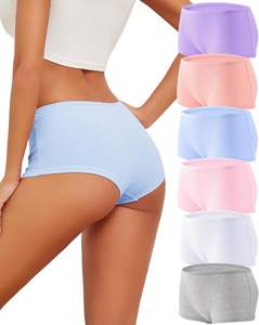 Braguitas de bikini de cintura baja para mujer Signature, tejido ligero, transpirable, elástico, forma moderna, cobertura total, comodidad diaria - Product Image 1