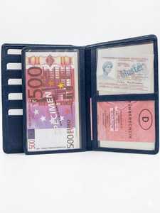 Elegante Porta Pasaportes de Cuero Genuino con Bloqueo RFID, Cartera de Viaje, Funda Ecológica para Documentos de Uso Diario - Product Image 3