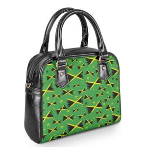 Bolso de mano de poliéster con estampado hawaiano Puakenikeni para mujer, bolso moderno con compartimentos para estudiantes universitarias 207 - Product Image 2