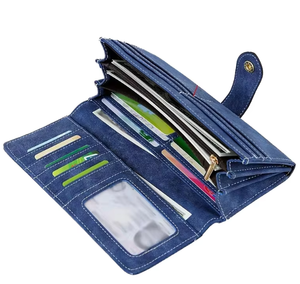 Vente chaude Designer De Luxe En Cuir Véritable Durable Mini Portefeuille Sans Fermeture À Glissière Titulaire De La Carte pour Hommes Femmes Portefeuille Premium - Product Image 1