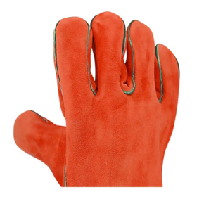 Cheap Price Latest Style Customer Logo Welding Work <b>Gloves</b> Top Quality Cowhide Split Leather Fireproof Welder Working <b>Gloves</b> - Product Image 5