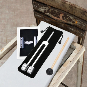 Diapason médical de diagnostic en acier, instrument manuel certifié CE Classe I, certifié ISO13485, outil de précision pour ORL et USI, marteau - Product Image 2