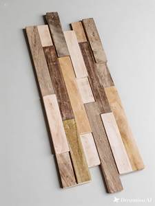 Offre Spéciale : Revêtement Mural Flottant en Bois de Teck 100% Fabriqué dans la Jawa Tengah, Style Moderne Carré ou Rectangulaire, pour Intérieur (Salle de Sport, Salle de Bain, Cuisine) et Extérieur - Product Image 5