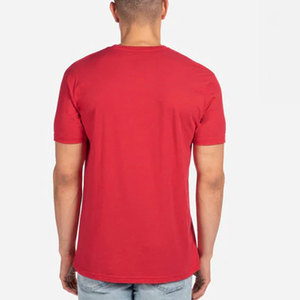 Camiseta de Manga Corta con Cuello Redondo, Corte Ajustado, Mezcla Triple, Color Jaspeado, para Hombre - Product Image 3