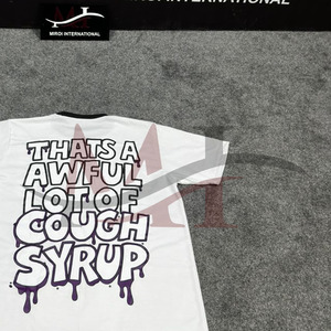 Camisetas con estampado personalizado de jarabe para la tos 'That's Awful Lot Cough Syrup', de gran tamaño, 100% algodón, camisetas con estampado 'That's A AWFUL LOT OF COUGH SYRUP' - Product Image 6