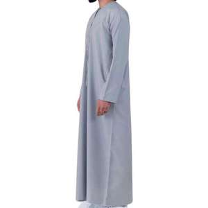 Classic <b>Men</b> Jubba Traditional Arabic <b>Thobe</b> Long Sleeve Muslim Clothing Wholesale Manufacturer <b>Men</b> Jubba - Product Image 4