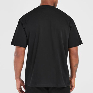 Camisetas de Hombre de Alta Calidad y Peso Pesado, 300 Gramos de Algodón, Diseño Moderno y Holgado con Hombros Caídos, Camiseta de Algodón de 300 Gramos - Product Image 4