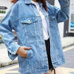 Veste en jean pour homme, tendance hiver, coupe régulière, coupe ample, réversible, deux poches poitrine, respirante, 100% coton - Product Image 1
