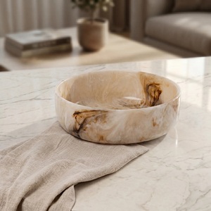 Tazón Redondo de Resina para Servir, Hecho a Mano, Decorativo, para Comida, para Hogar, Hotel, Restaurante, Venta al Por Mayor, OEM - Product Image 4