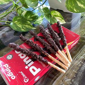 Palitos de Galleta de Chocolate con Leche Pingo con Trozos de Cacao, Bocadillo Crujiente, 32g - Product Image 5