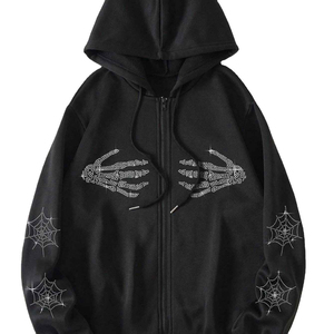 Sweat-shirts à capuche surdimensionnés pour hommes avec strass, 100 % coton, streetwear, respirants, écologiques, vente en gros, design de créateur, tissu confortable, qualité supérieure - Product Image 1